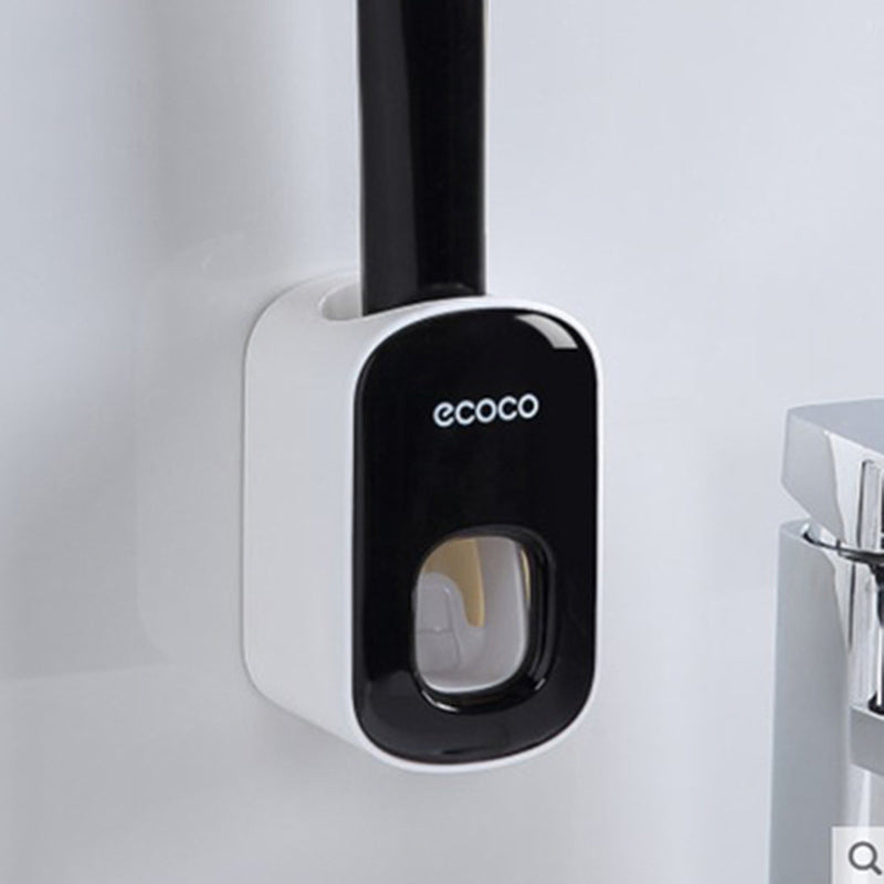 Wall-Mounted Automatic Toothpaste Dispenser & Organizer