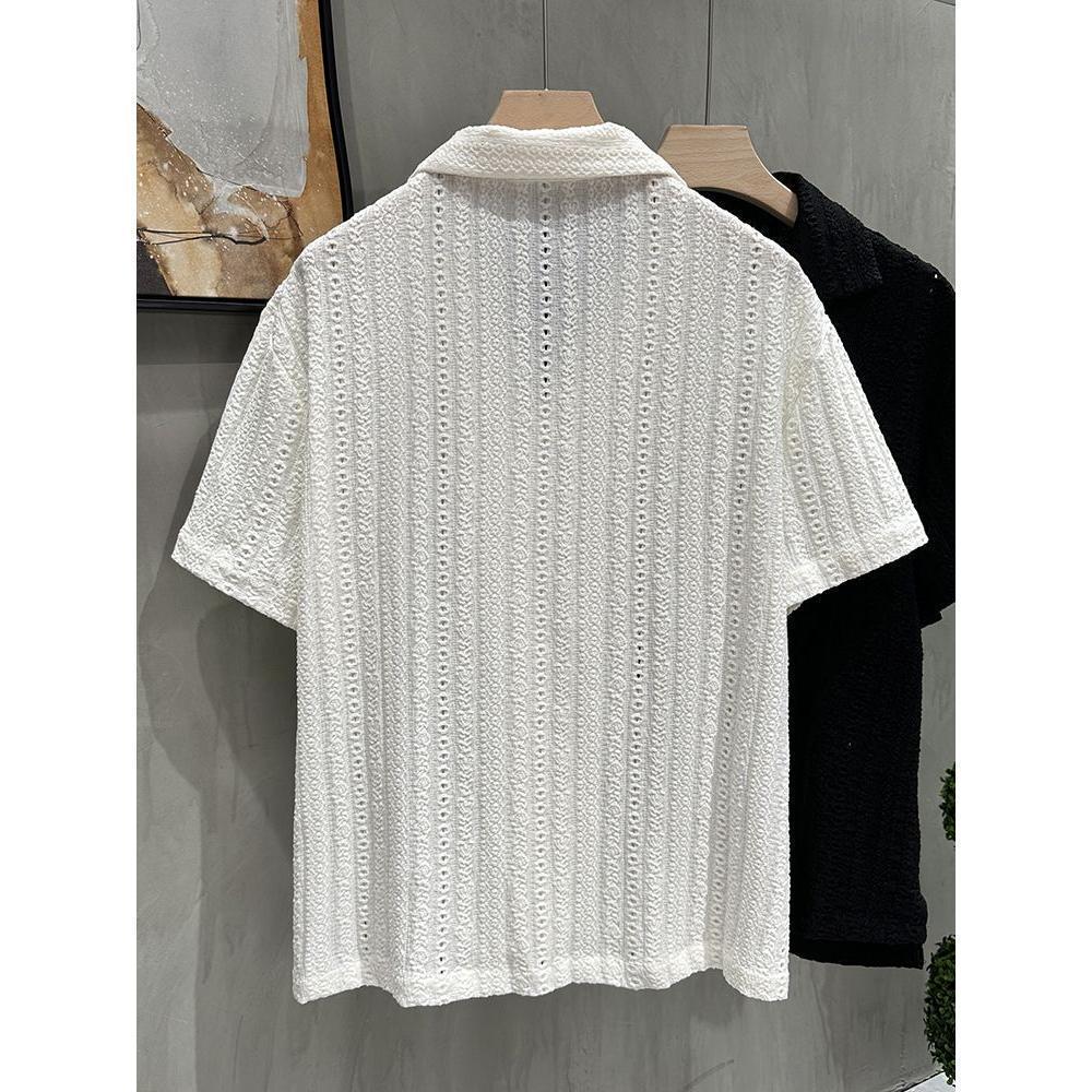 Men's Luxury Cuban Collar Breathable Summer Shirt