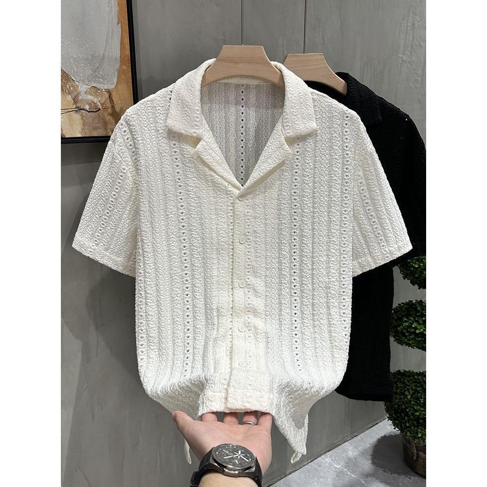 Men's Luxury Cuban Collar Breathable Summer Shirt