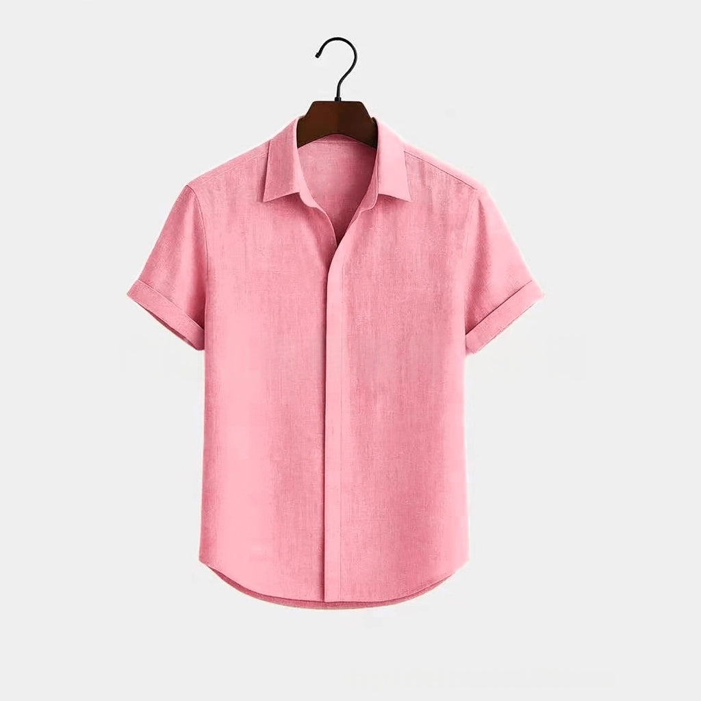 Premium Cotton-Linear Breathable Summer Shirt | Luxerion Edition