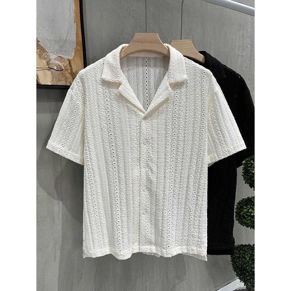 Men's Luxury Cuban Collar Breathable Summer Shirt