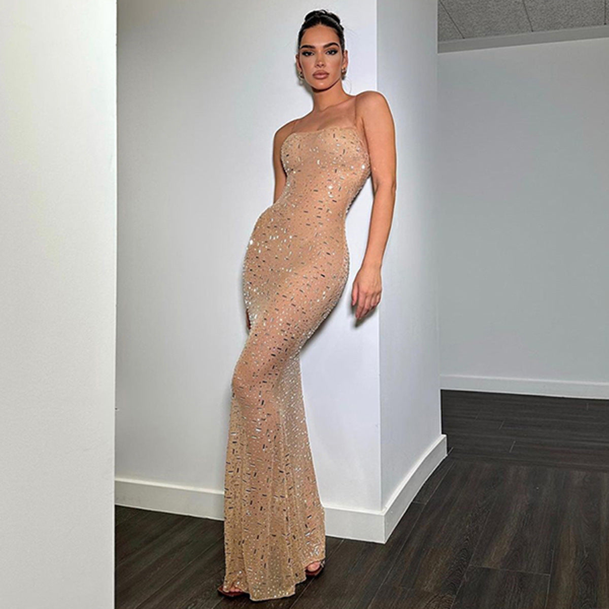Luxerion Midnight Sequin Gown