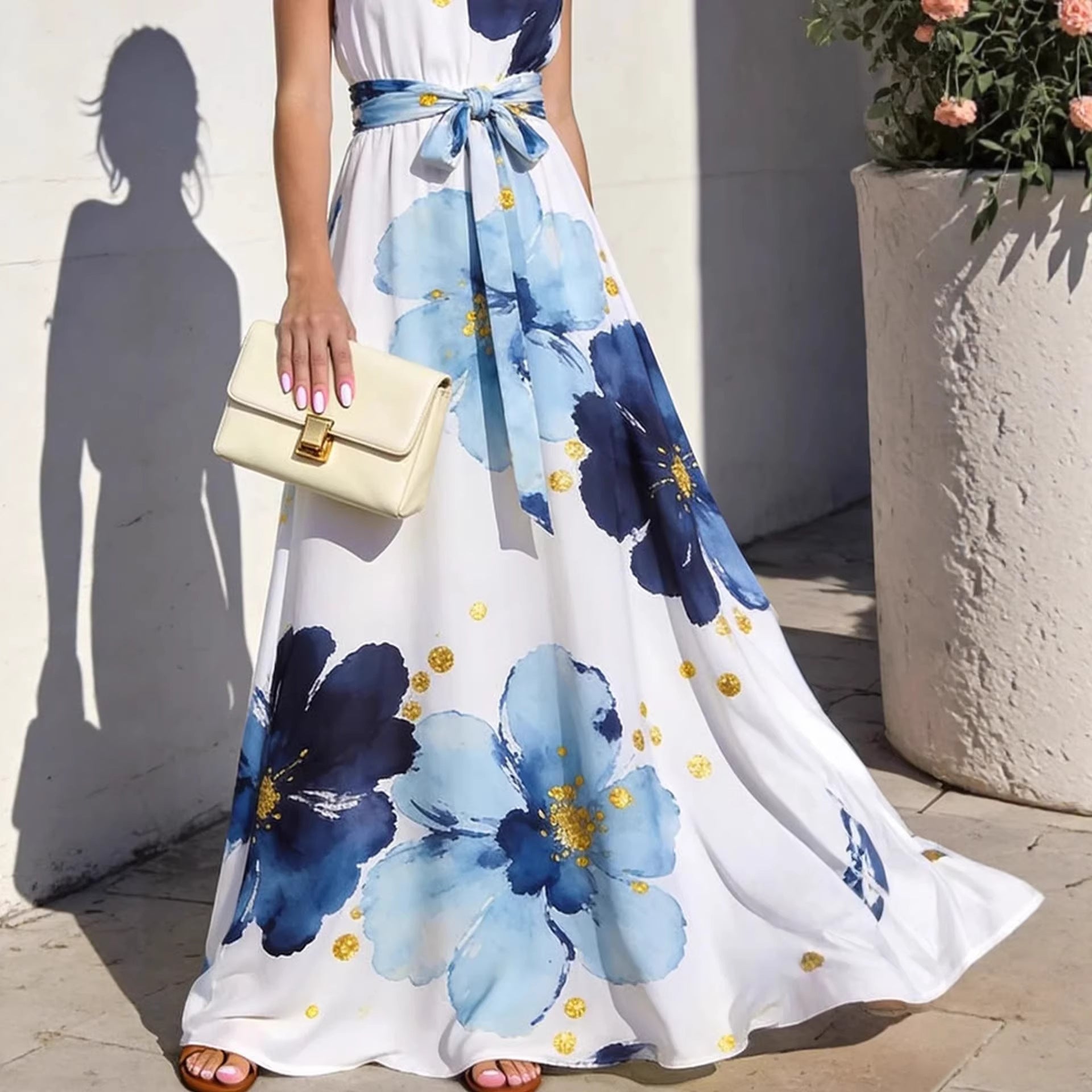 Aura Tropical Lace-Up Summer