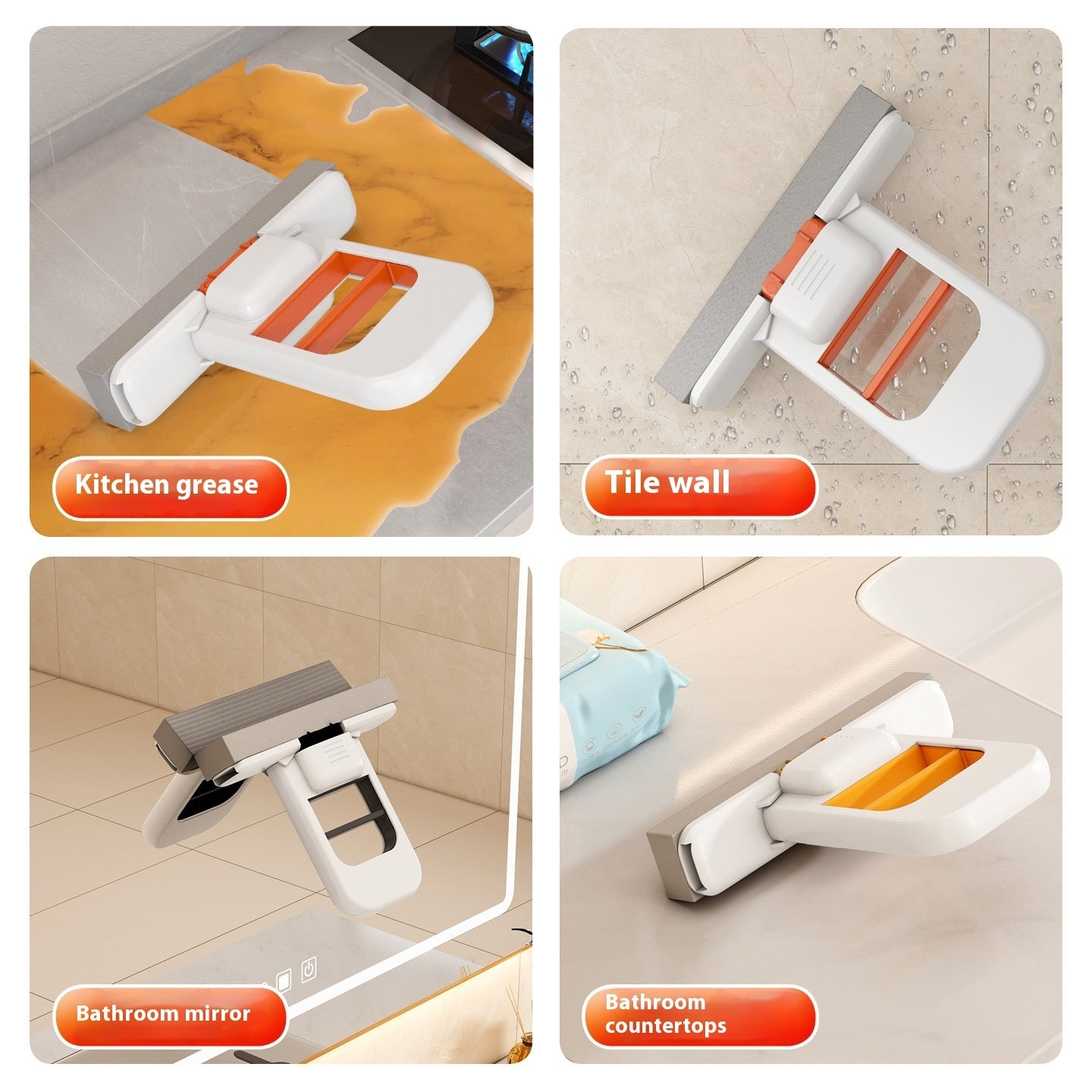 Luxerion Portable Mini Squeeze Mop-Hand-Free Cleaning