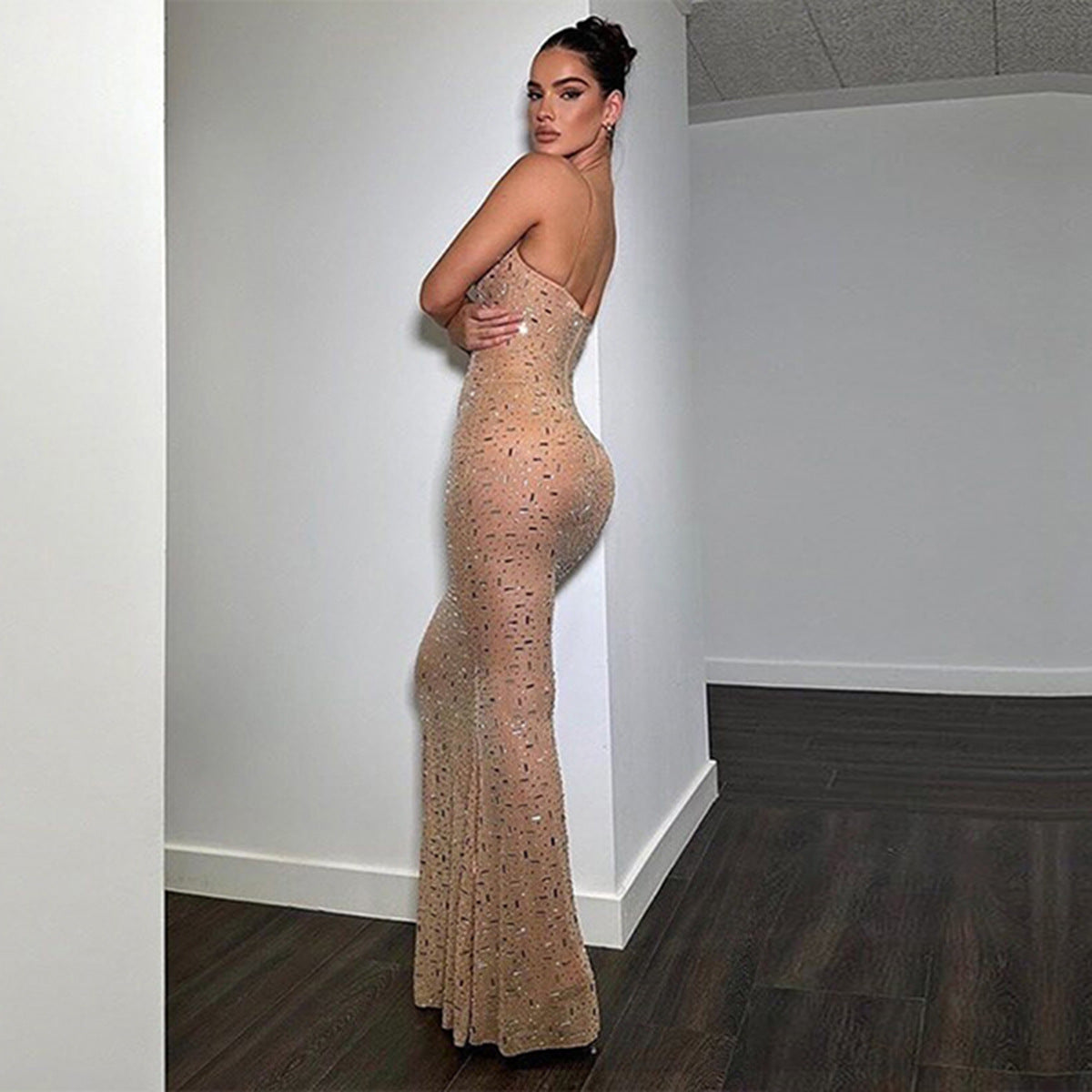 Luxerion Midnight Sequin Gown